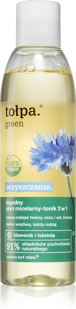 

Экологичная очищающая мицеллярная вода и тоник «два в одном» Tołpa, 200 мл