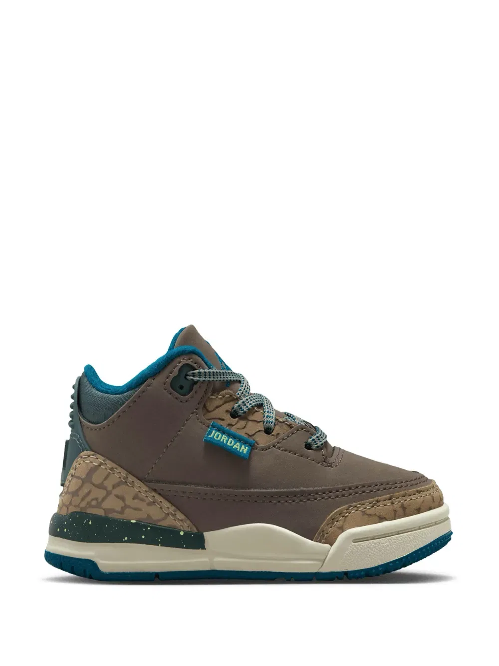 Кроссовки Air Jordan 3 Jordan Kids, коричневый — фото 2