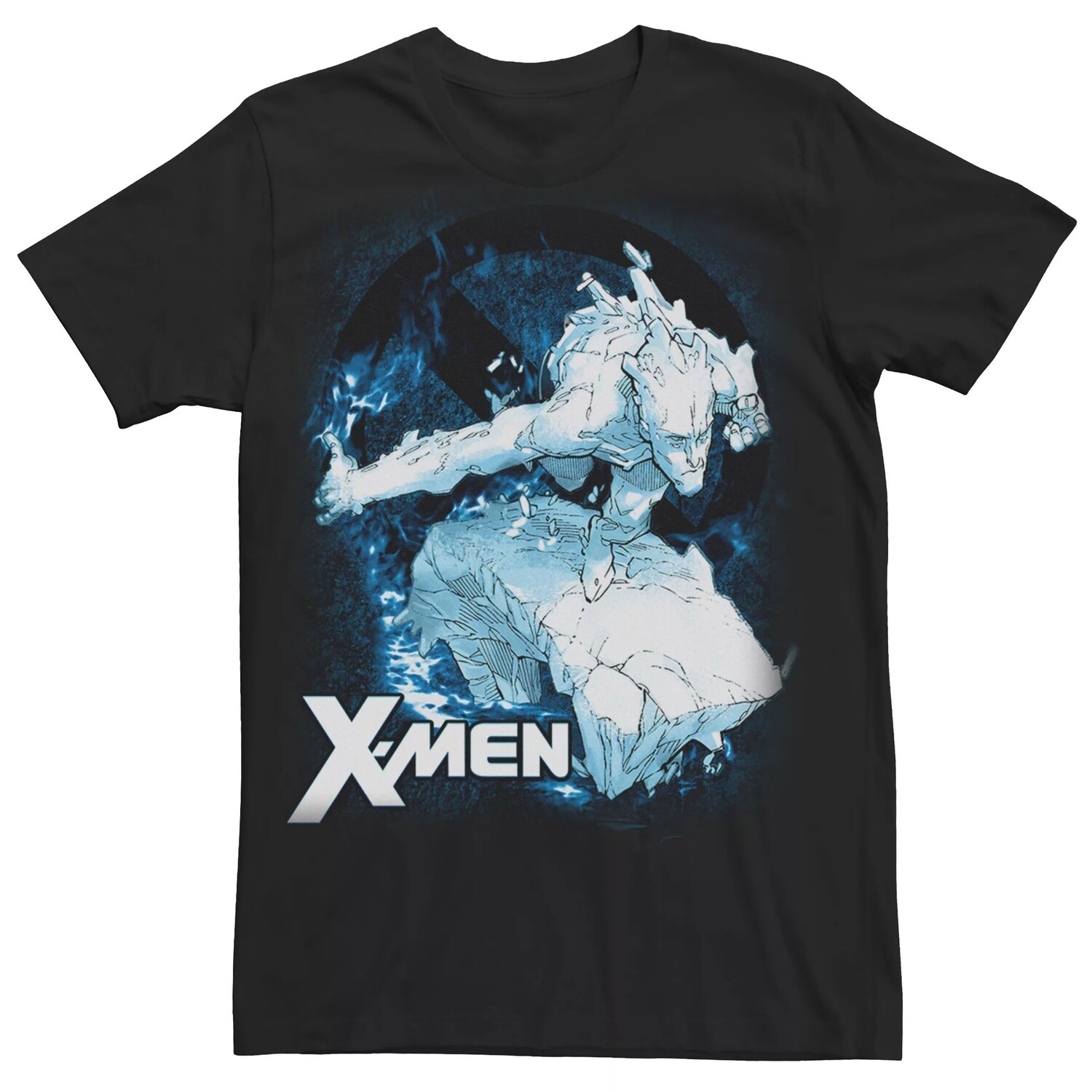 

Мужская футболка с рисунком Marvel X-Men Iceman Licensed Character