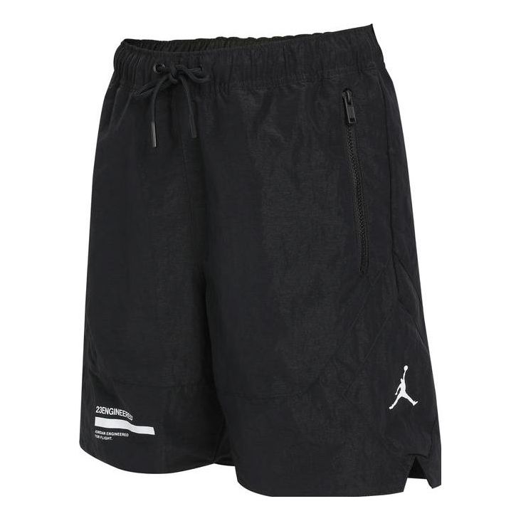 

Спортивные шорты Air Jordan Solid Color Lacing Straight Sports Shorts Black