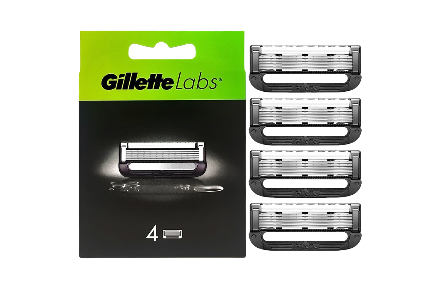 Лезвие для бритья Labs Razor Blade, головка бритвы Hot Sensitive 4 Blade Head, головка бритвы 5 Blade Razor Head для мужчин Gillette — фото 2