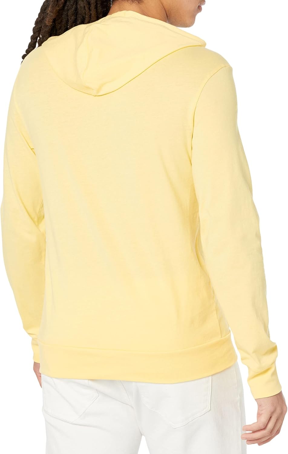 Lacoste толстовка с длинным рукавом и центральным карманом, футболка-джерси, Th9349, Yellow — фото 2