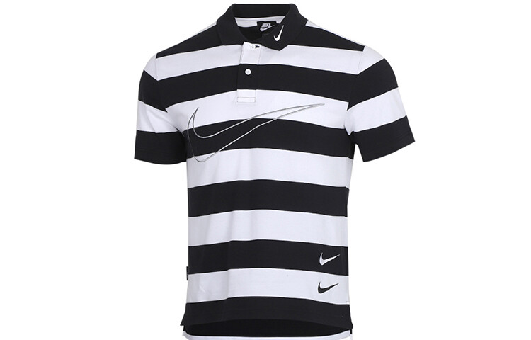 

Мужская рубашка-поло Nike, цвет Black/White