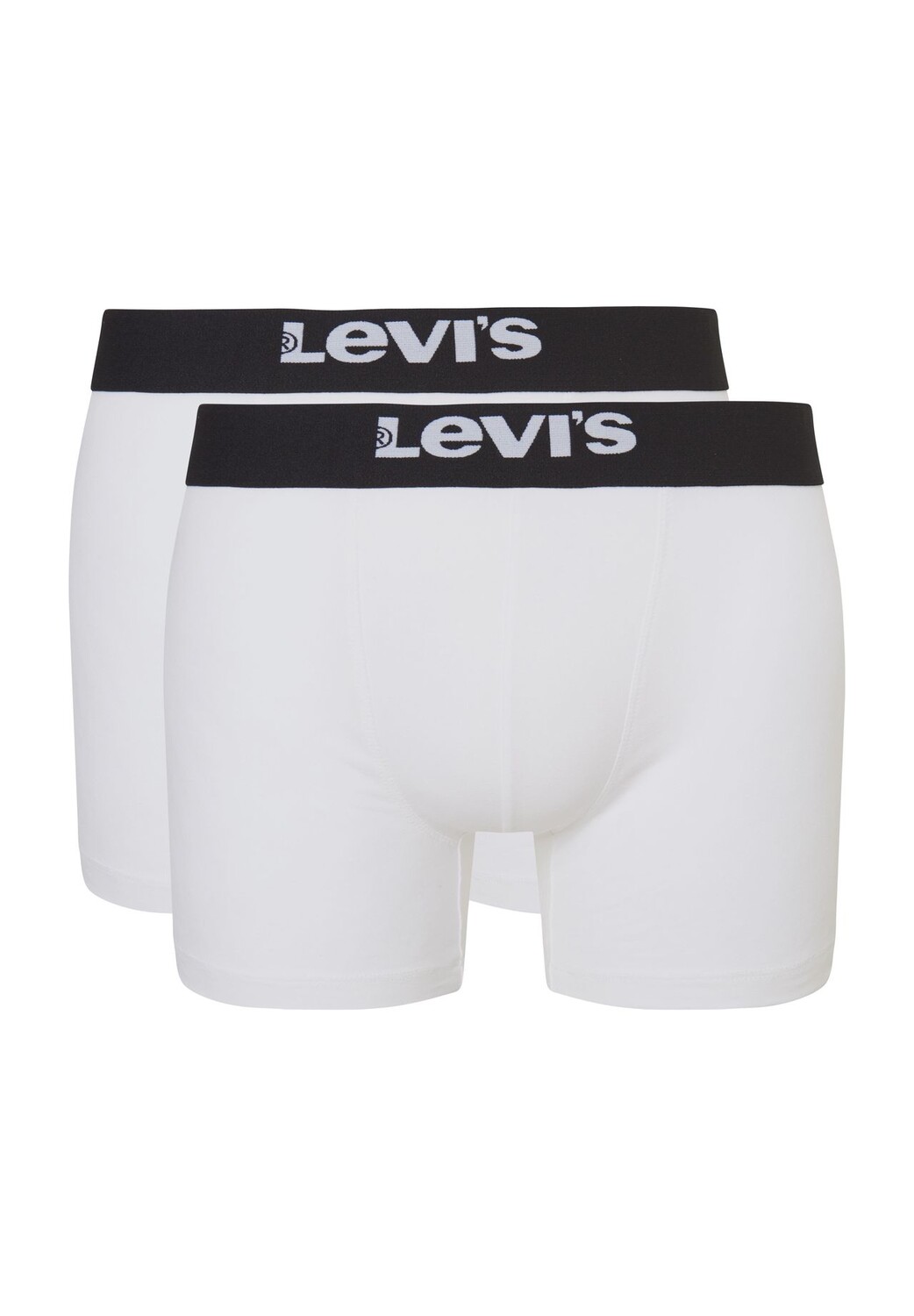 

Трусы, 2 шт., эластичный пояс с логотипом, мужские Levi's, цвет White Black