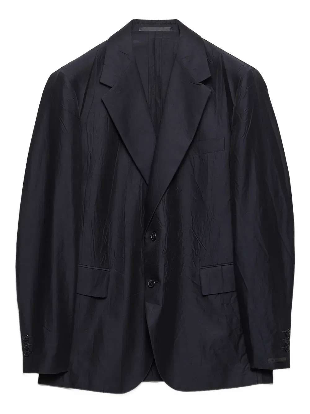 Однобортный блейзер Prada, синий