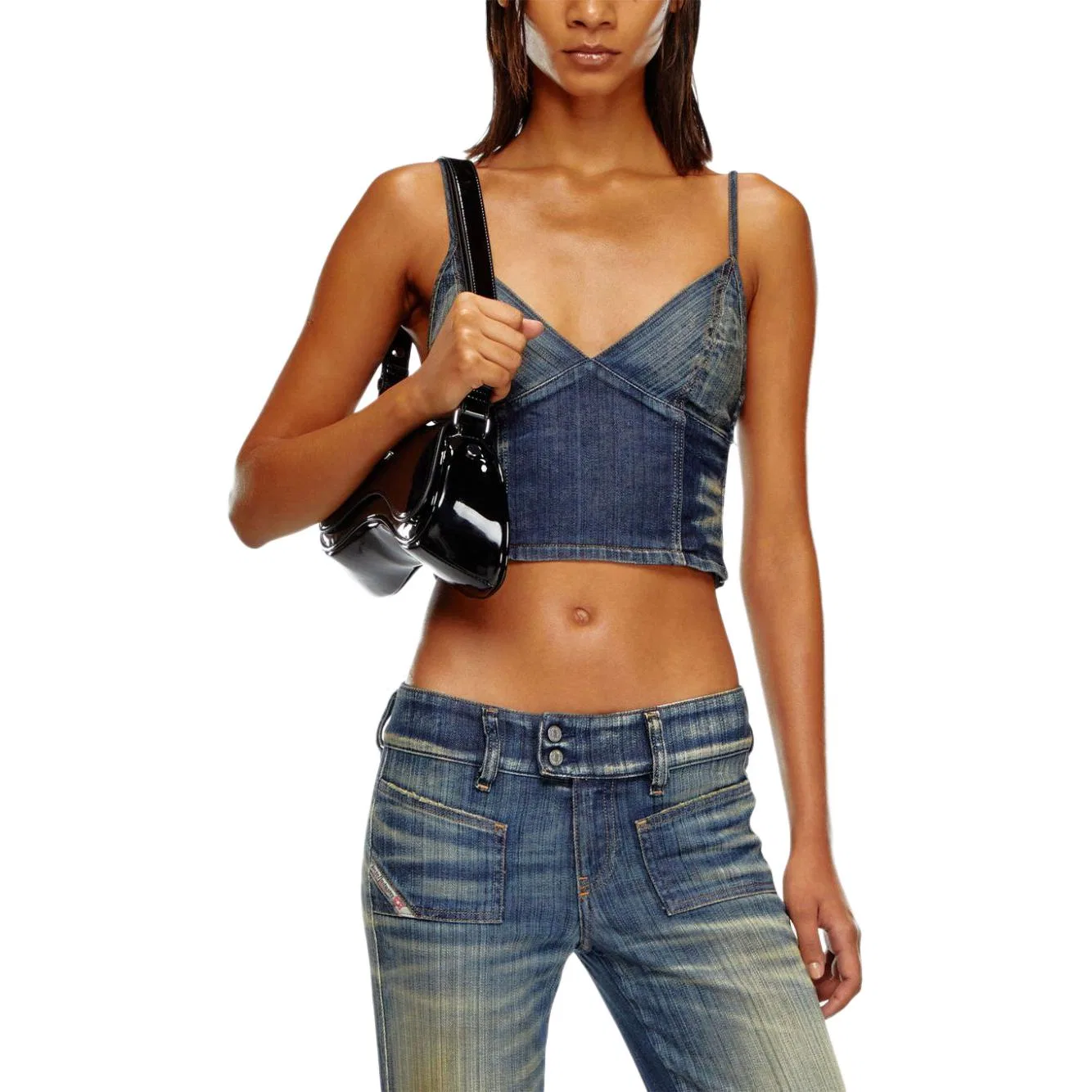 Топ D Tank Top De Fulvy 'Blue' DIESEL — фото 3