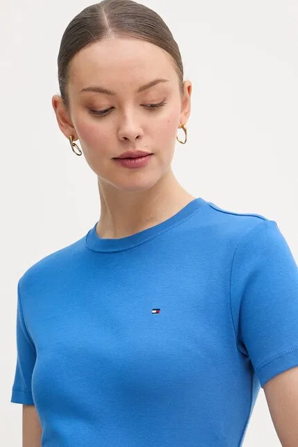 Футболка с коротким рукавом классическая Tommy Hilfiger, синий — фото 4