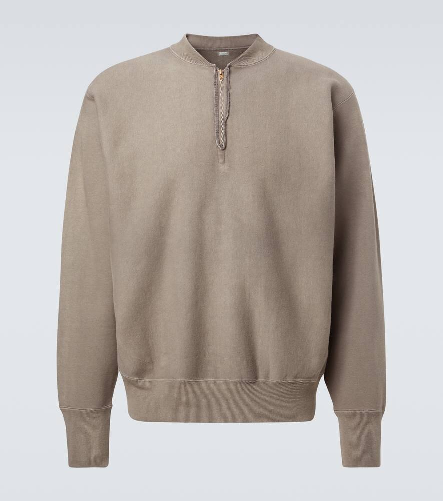 

Винтажная футболка поло из хлопкового джерси A.Presse, Gray