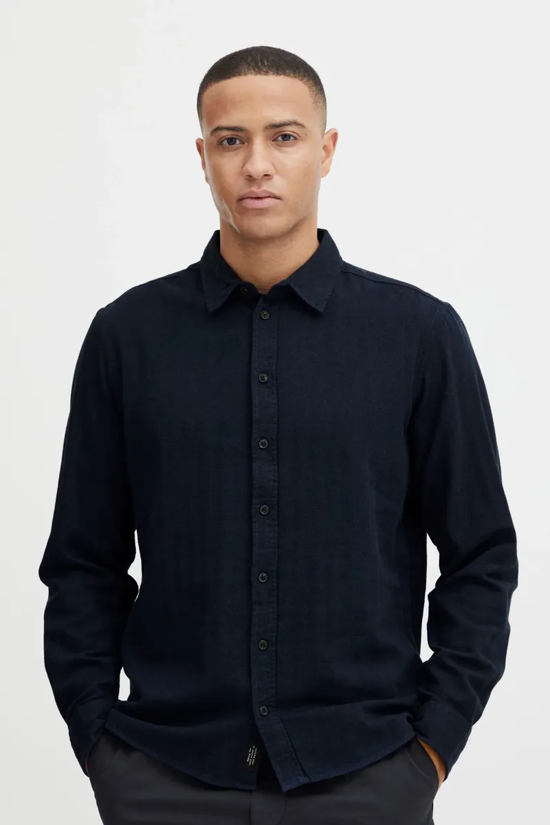 

Рубашка с длинными рукавами из смесового материала "BLEND BHShirt", цвет Dress Blues