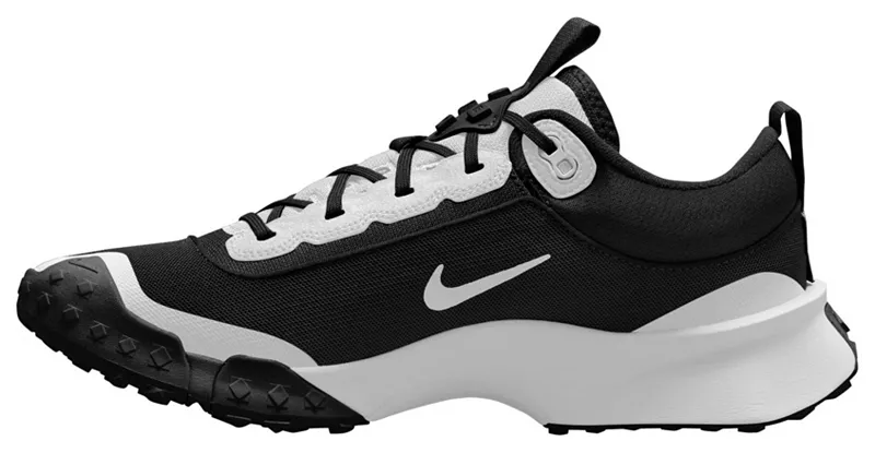 Мужские бейсбольные кроссовки Nike Air Diamond Varsity Turf, черный/белый/серый — фото 3