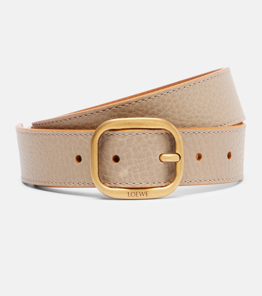 

Кожаный ремень Loewe, Clay/Gold