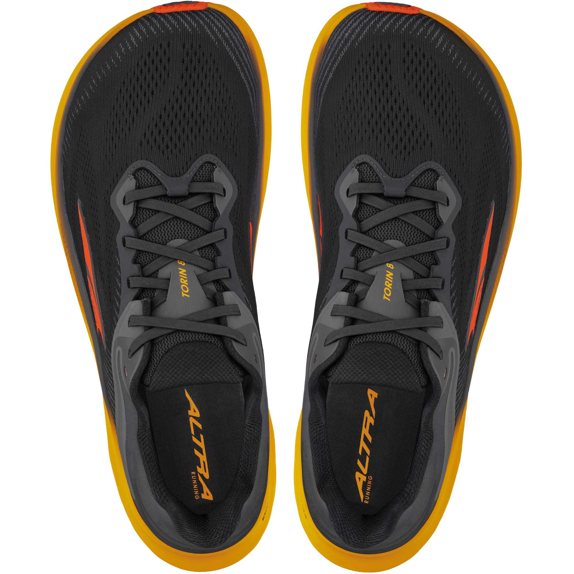 Мужские беговые кроссовки Torin 8 Altra, Black/Orange — фото 4