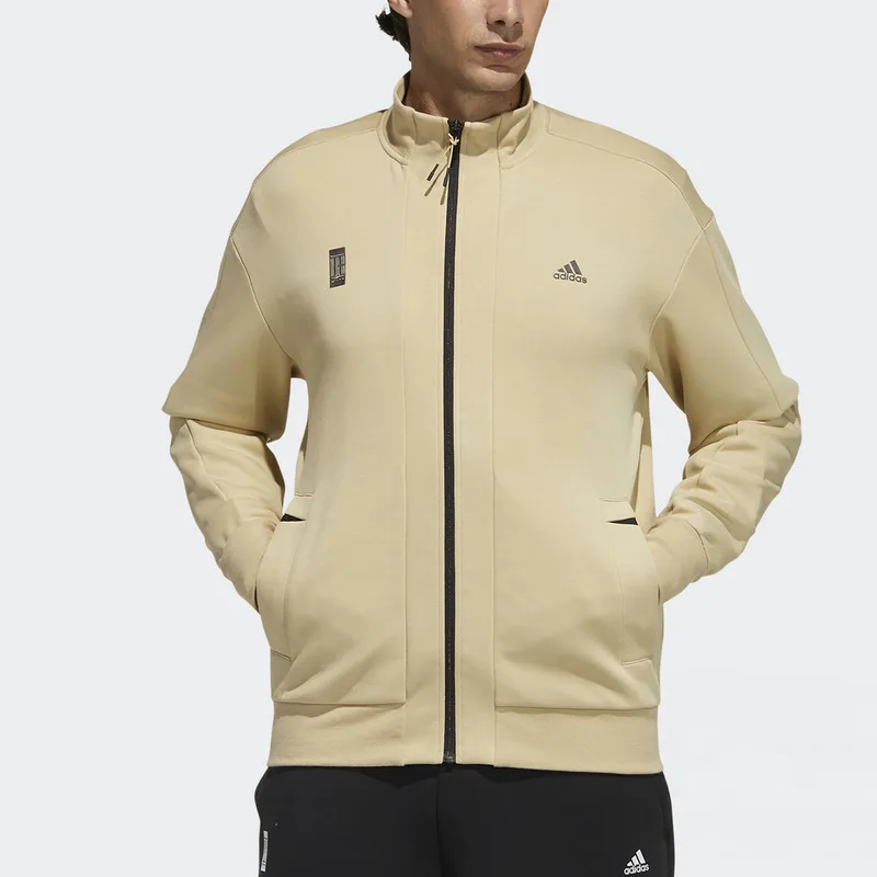 Adidas Куртка мужская Grassland Brown с отложным воротником — фото 4