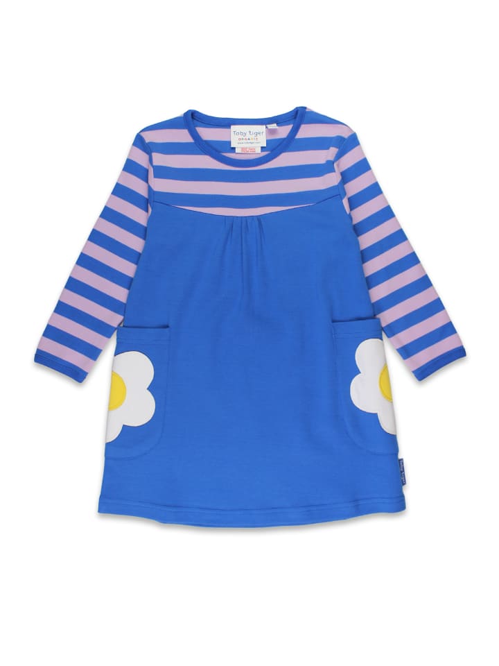 

Платье Toby Tiger Kleid mit Gänseblümchen Applikation, фиолетовый