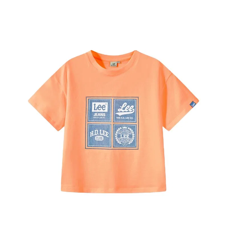 Футболка с круглым вырезом Moderate LEE KIDS, Orange
