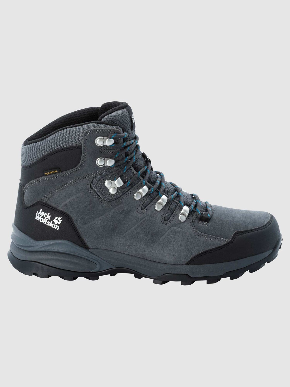 

Походные ботинки Jack Wolfskin REFUGIO TEXAPORE MID M, серый