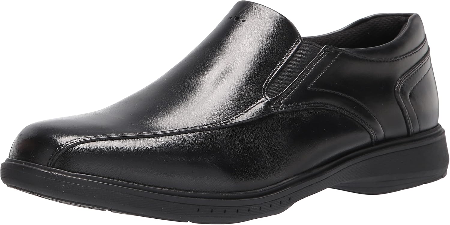 

Мужские мокасины Nunn Bush Pro Bicycle Toe с технологией комфорта Kore Slip Resistant, черный