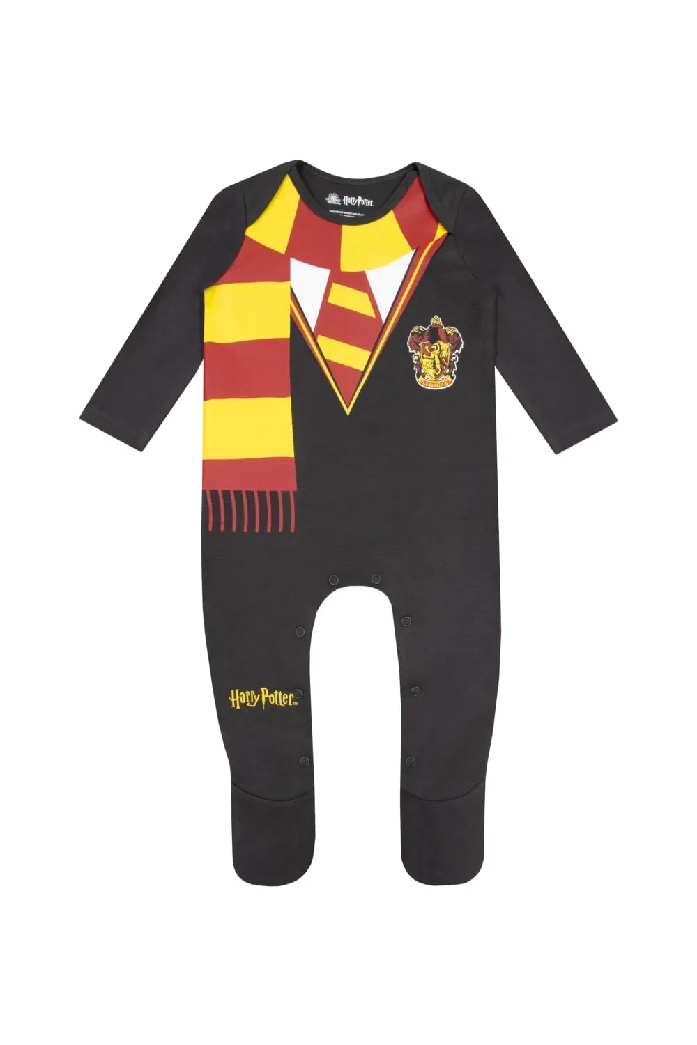 Пижама-боди Gryffindor Harry Potter, серый