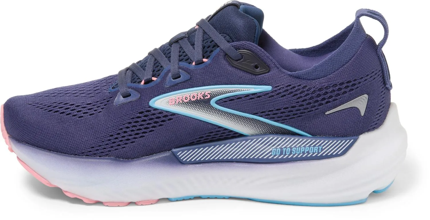 Беговые дорожные кроссовки Glycerin GTS 22 женские Brooks, Blue Ribbon/Peacoat/Dianthus — фото 2