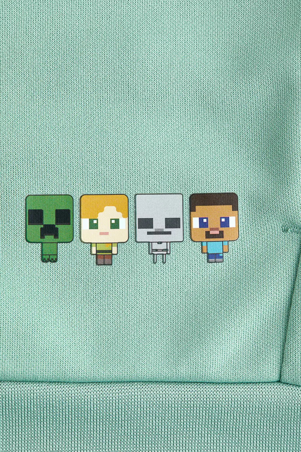Куртка спортивного костюма с принтом H&M, Mintgrün/Minecraft — фото 2