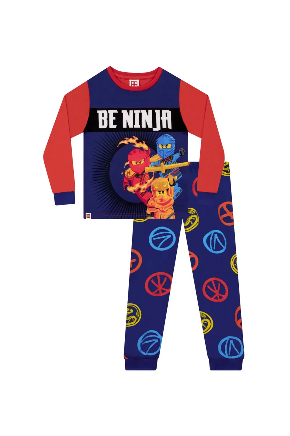 Детская пижама с длинным рукавом Ninjago Lego, Blue