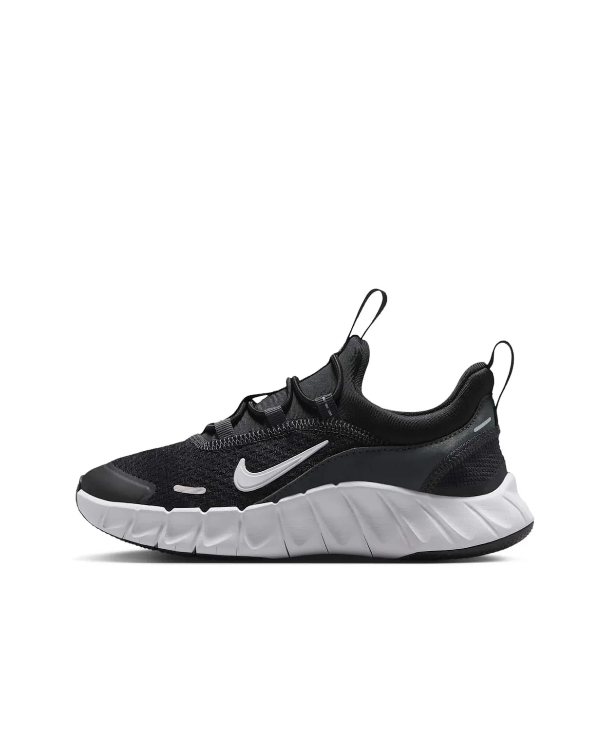 Детские кроссовки с гибкой подошвой Nike Free Ride Little Kids' Running Shoes, Black