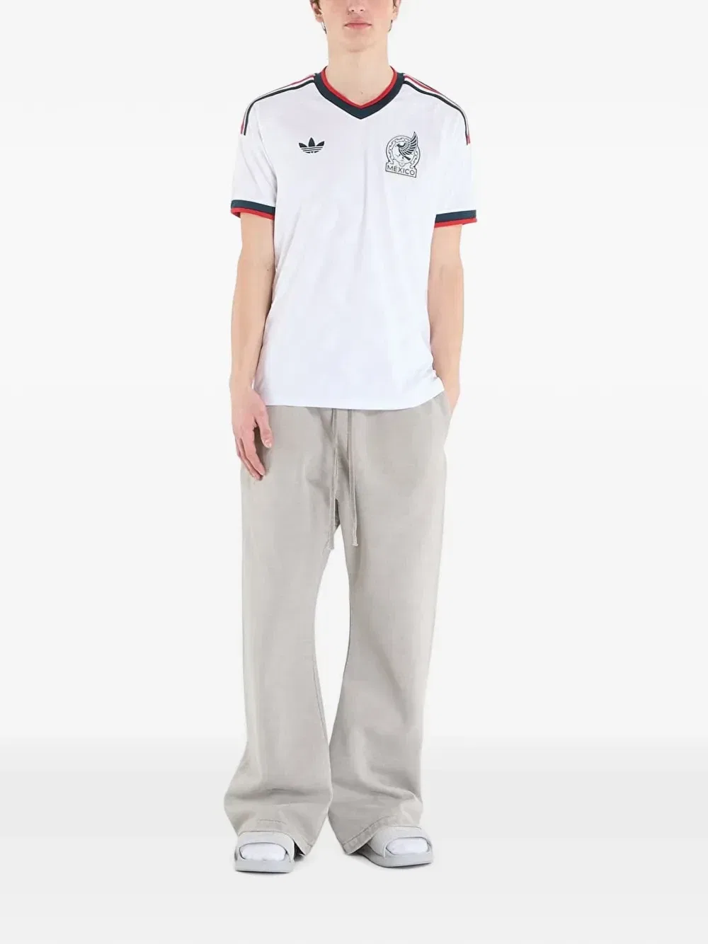 Футболка-джерси Mexico 26 Away Adidas, белый — фото 2