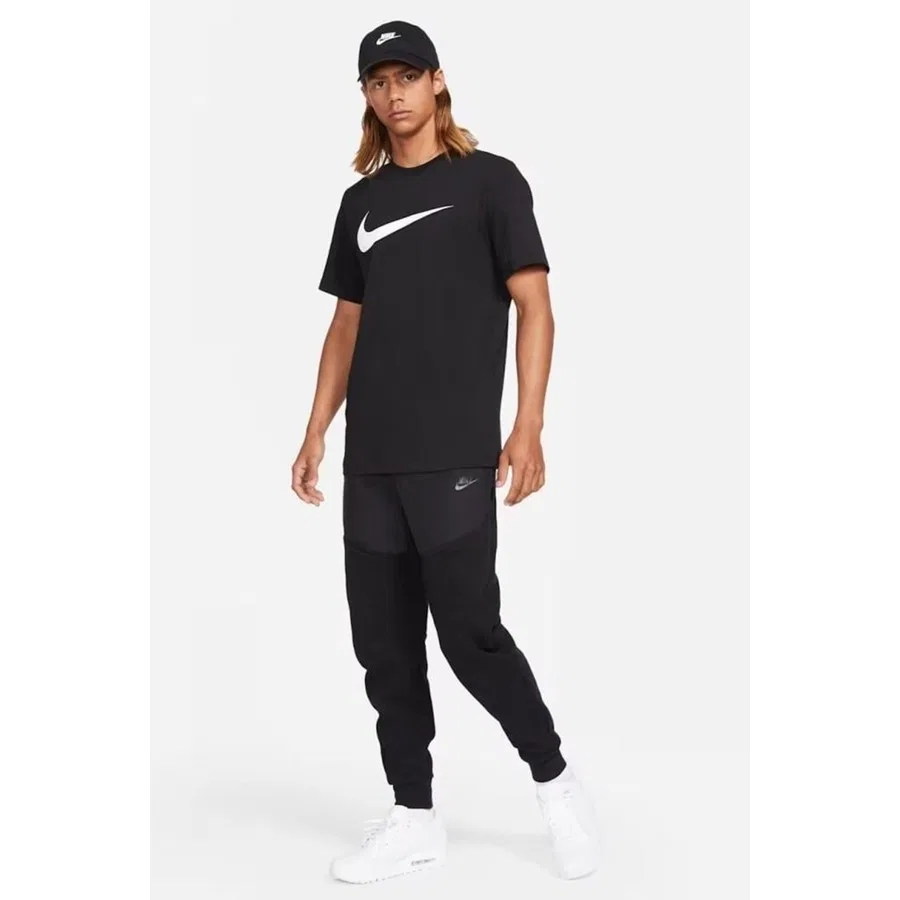 Футболка с принтом Sportswear Swoosh Nike, Черно-серый — фото 4