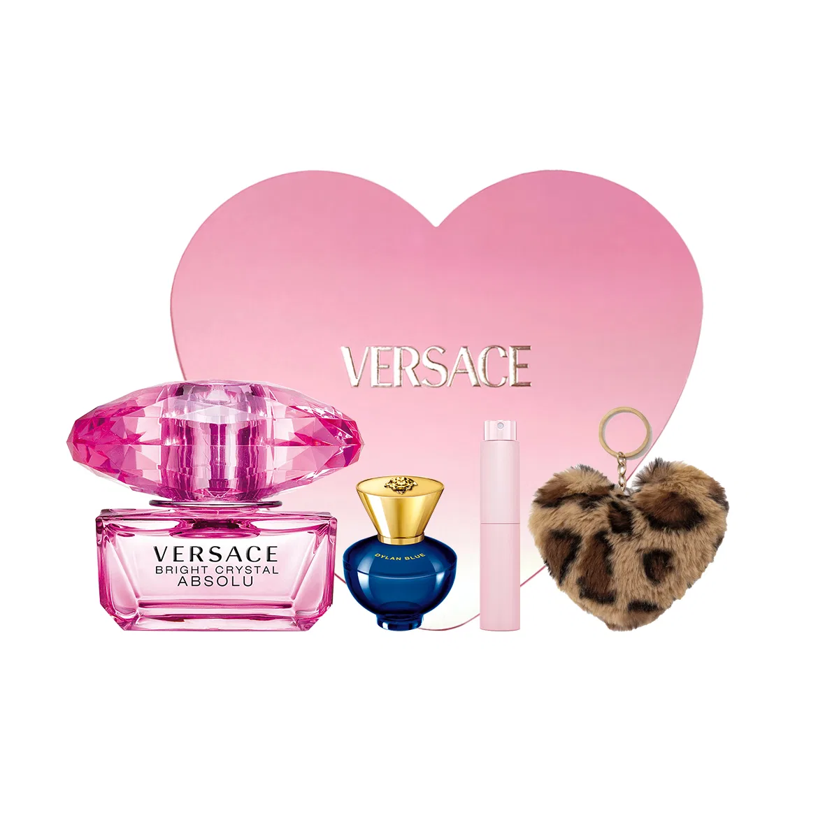 Женский набор парфюмерии VERSACE, 50 мл, 3 предмета, Bright Crystal