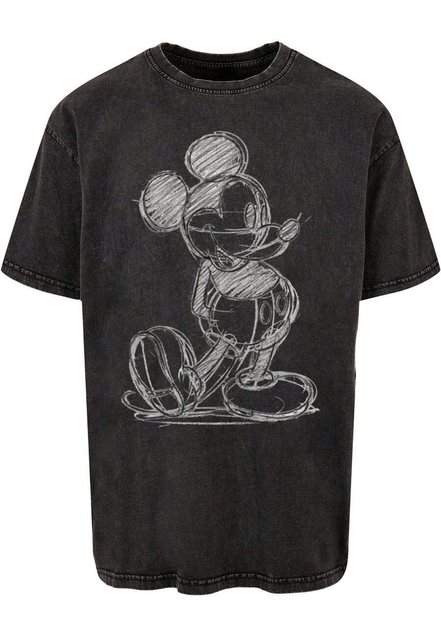 

Классическая футболка ABSOLUTE CULT Shirt Mickey Mouse - Sketch Kick, черный