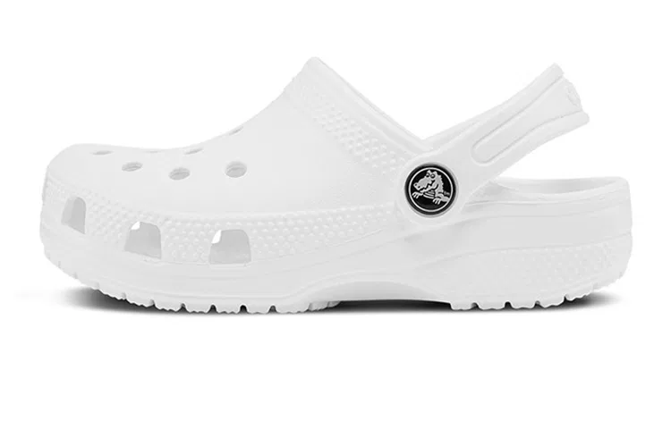 Детские сандалии-клоги с перфорацией Classic Clog Crocs, White