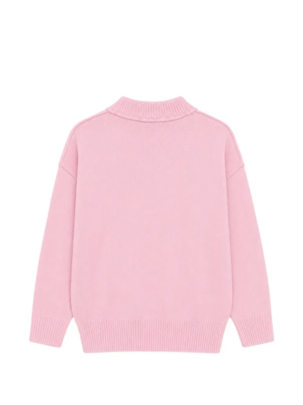 Свитер с медвежьей нашивкой Palm Angels Kids, розовый — фото 2