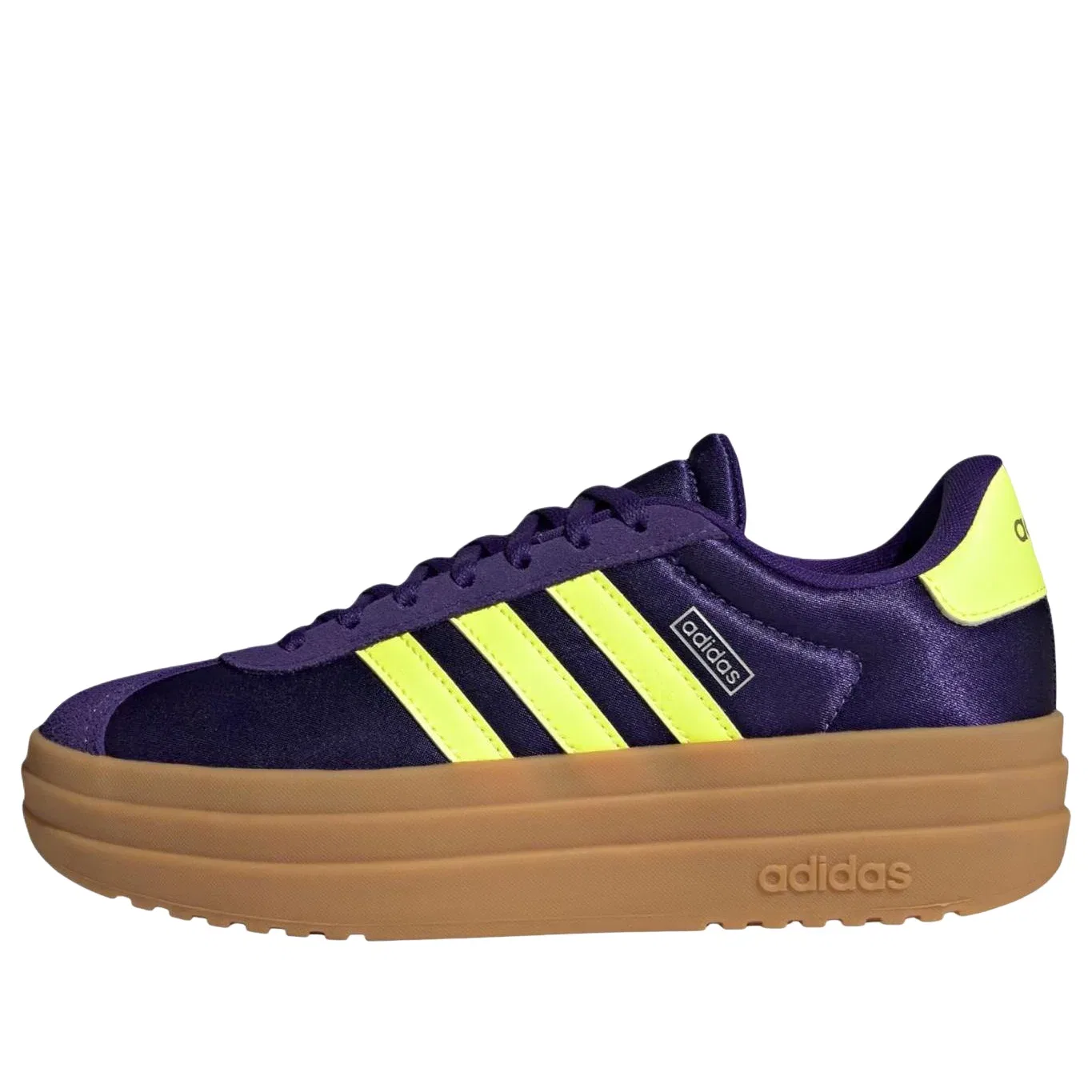 Детские кроссовки с бархатным верхом Vl Court Collegiate Adidas, фиолетовый