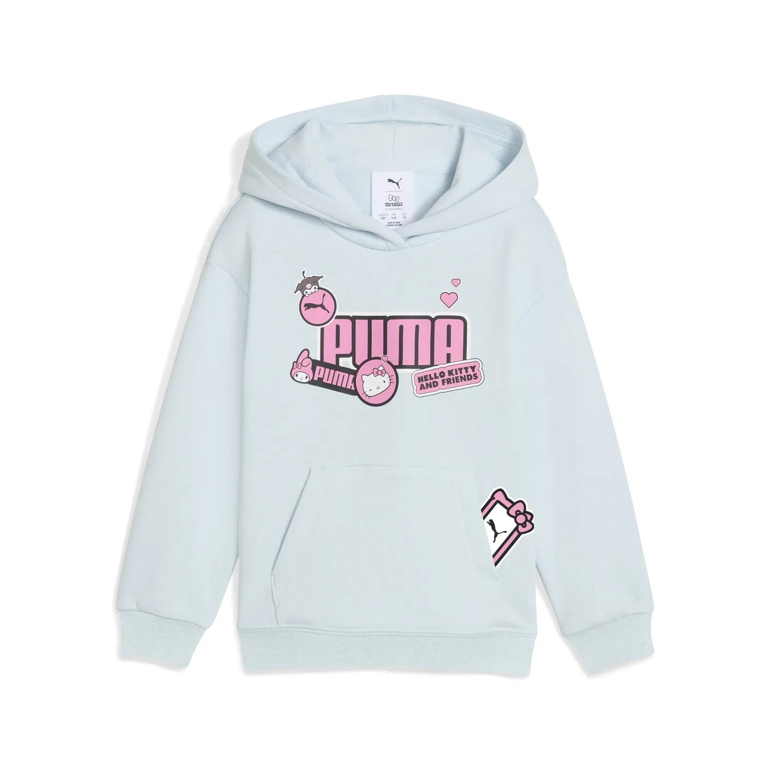 Детское худи с капюшоном с принтом PUMA x HELLO KITTY AND FRIENDS Puma, Blau