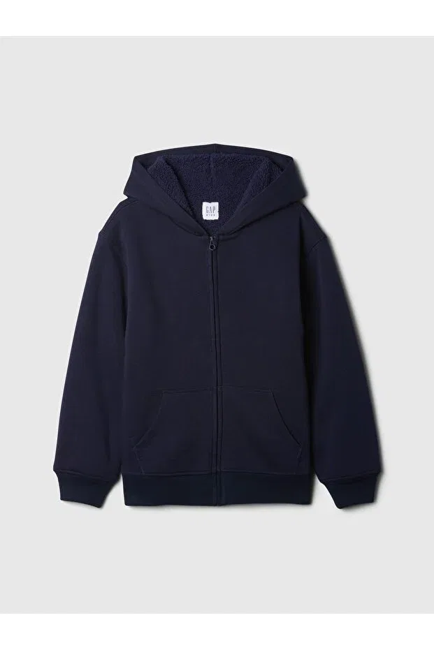 Детское худи для мальчиков с длинным рукавом Gap, Navy Blue-001 — фото 2