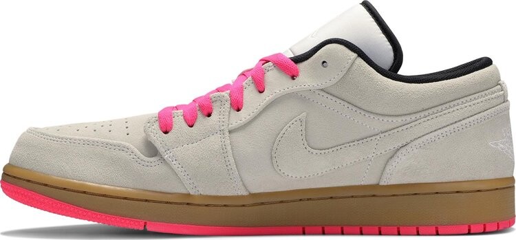 Кроссовки Sneaker Politics x Air Jordan 1 Low Block Party, белый — фото 3
