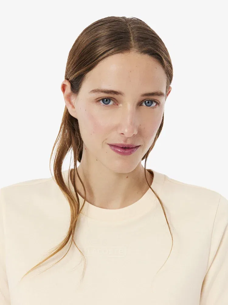 Футболка LACOSTE Core, Ivory — фото 2