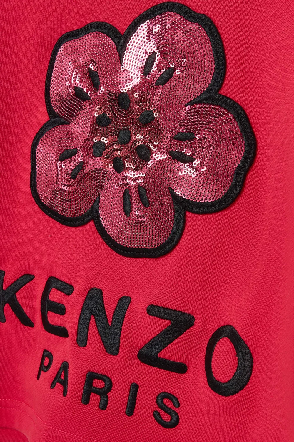 Свитшот с пайетками хлопковый KENZO KIDS — фото 3