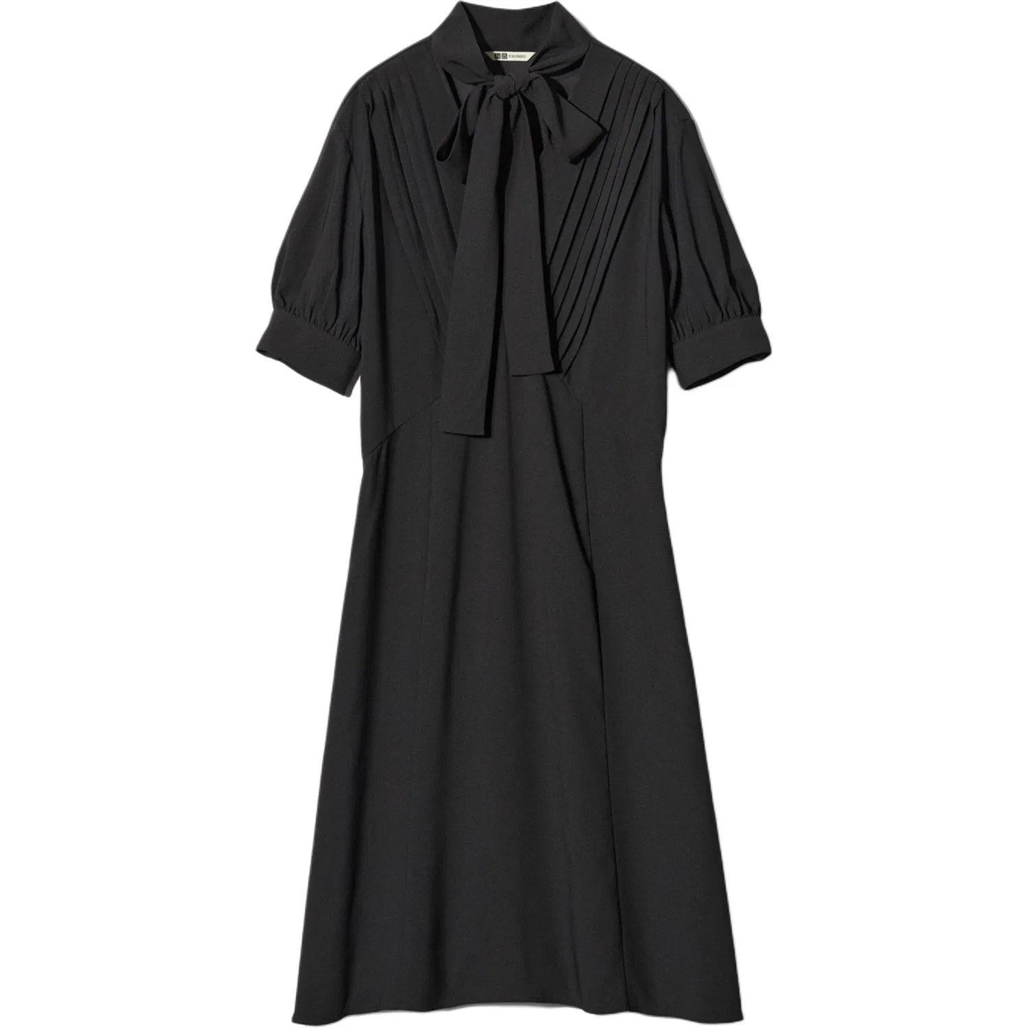 Платье с коротким рукавом Francesco Risso, UNIQLO, Black