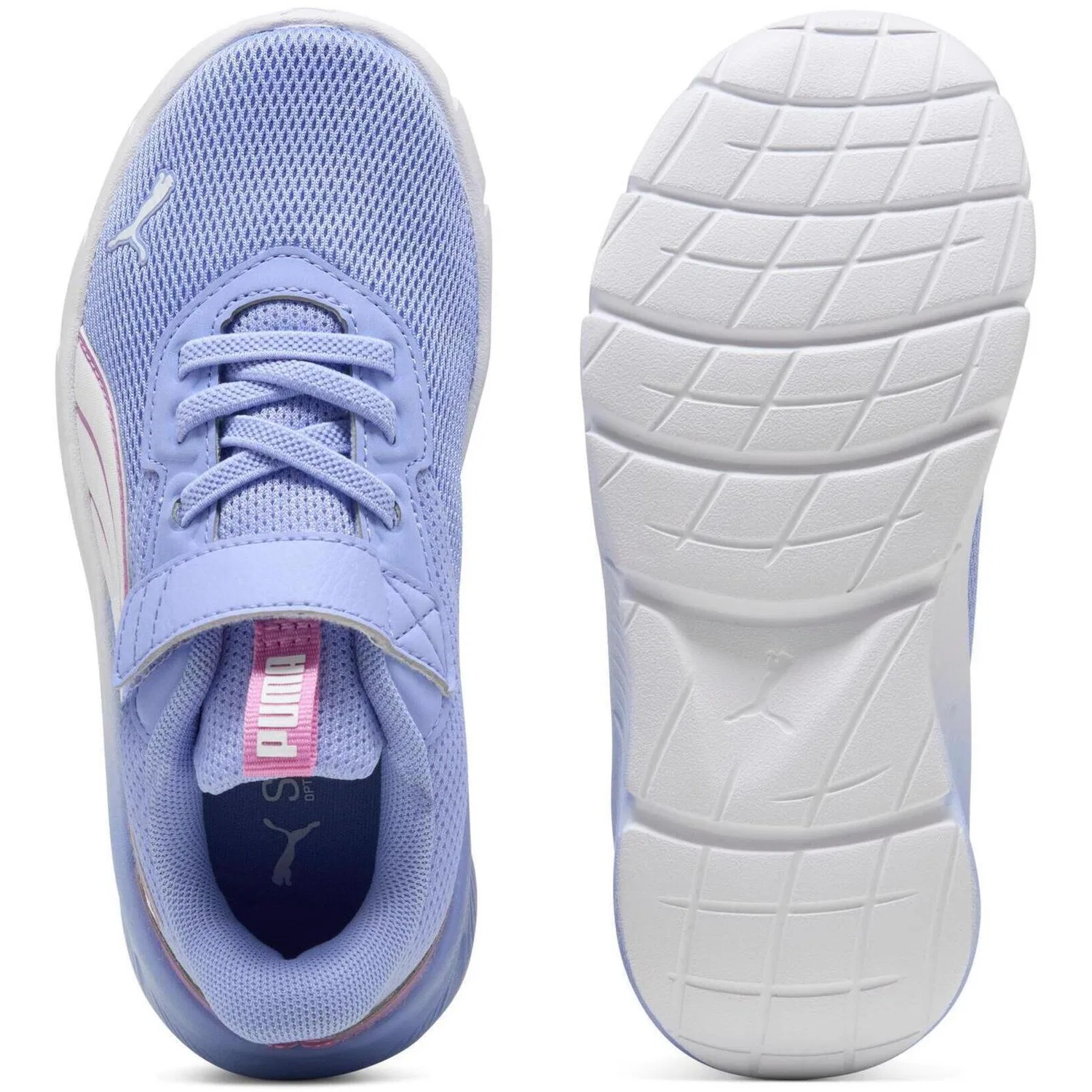 Детские кроссовки Puma Flexfocus Modern Jelly Heaven Ac Ps Pea, Konigliches Lila / Rosa — фото 2