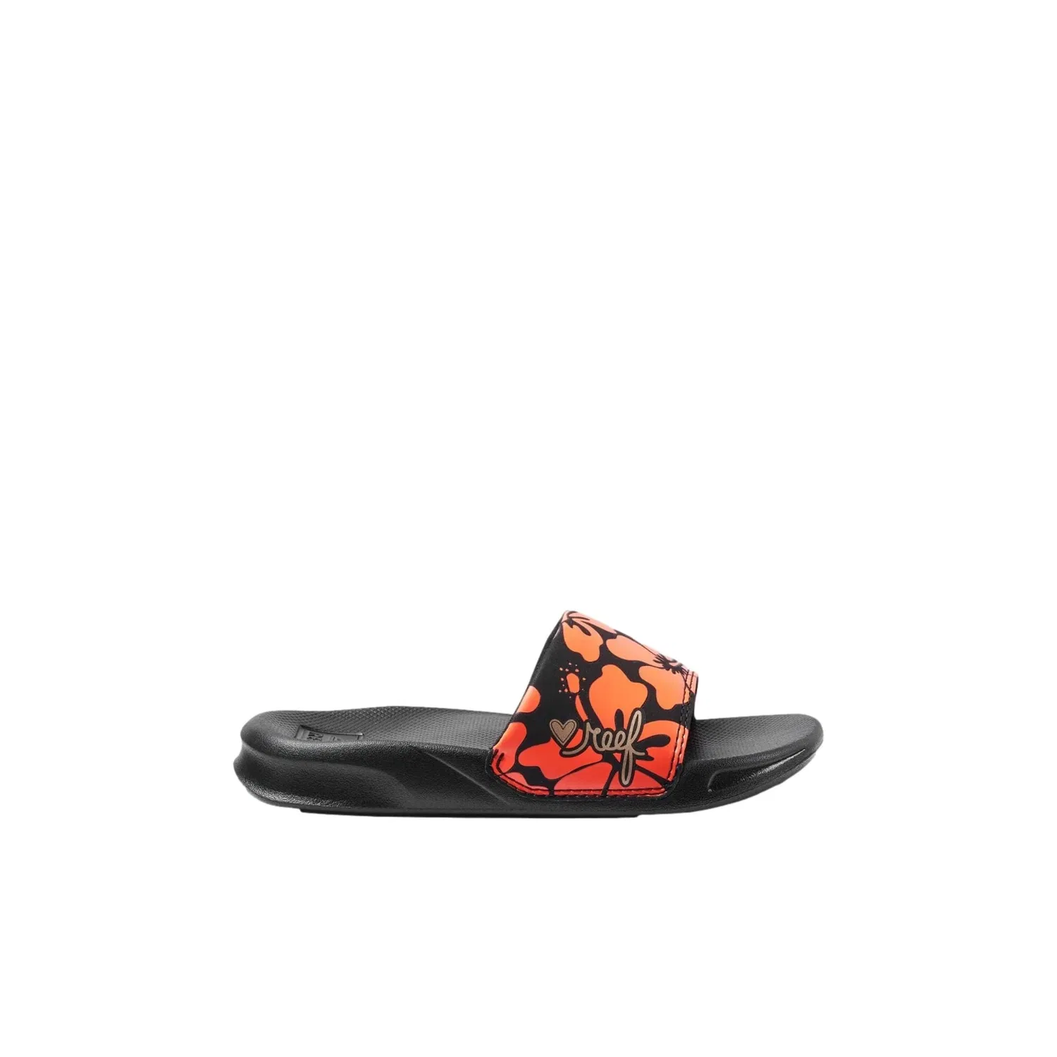 Детские сланцы с мягкой стелькой Reef One Slide Hibiscus Coral, оранжевый — фото 2