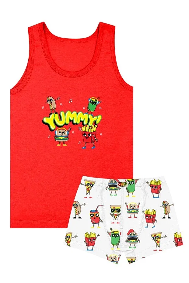 Детские трусы для мальчиков с принтом Boxer Shorts Öts, Red