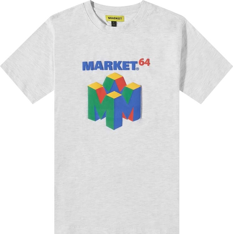 

Футболка Market M64 Tee 'Ash Grey', серый