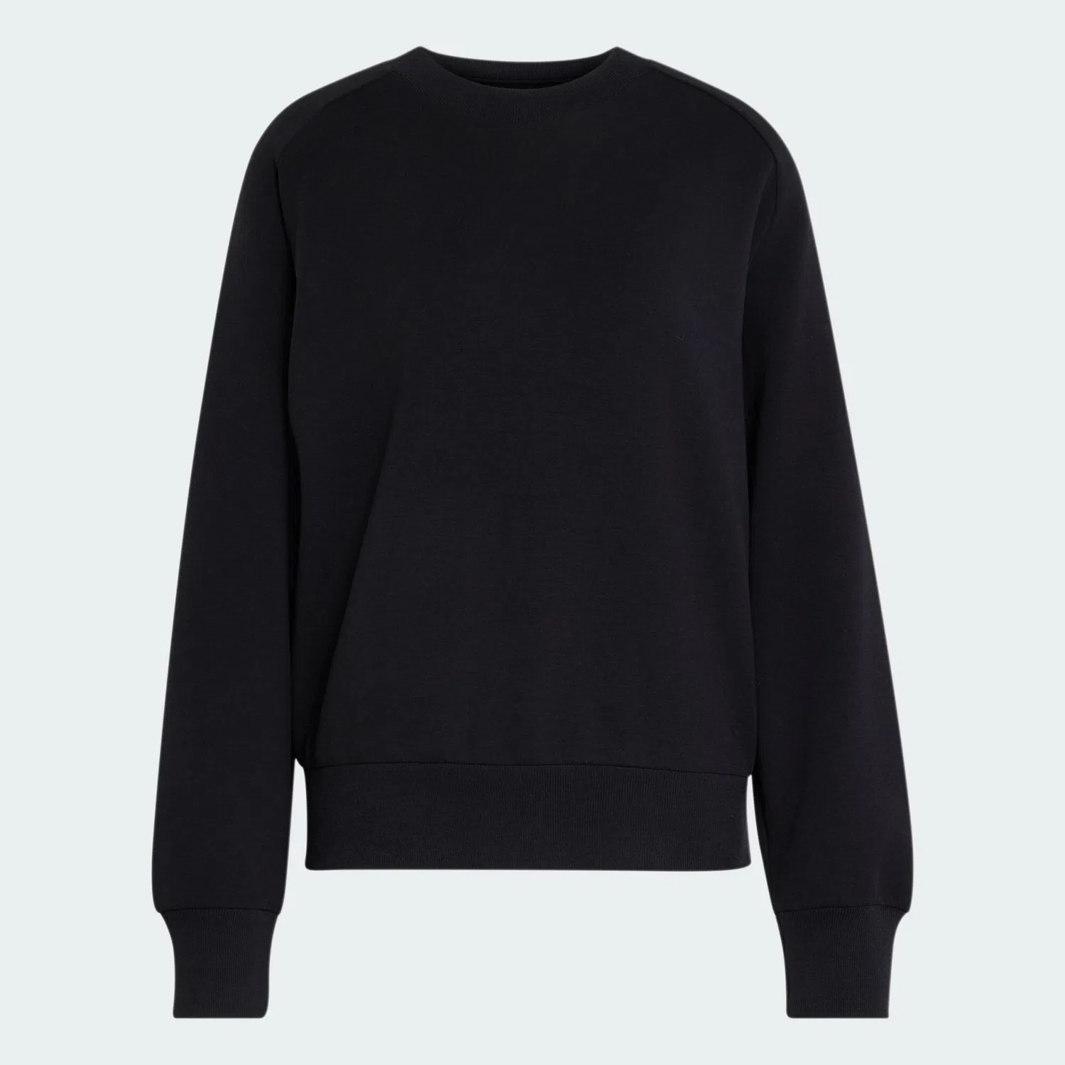 Мужской свитшот свободного кроя Soft Lux Sweatshirt Adidas, Schwarz — фото 2
