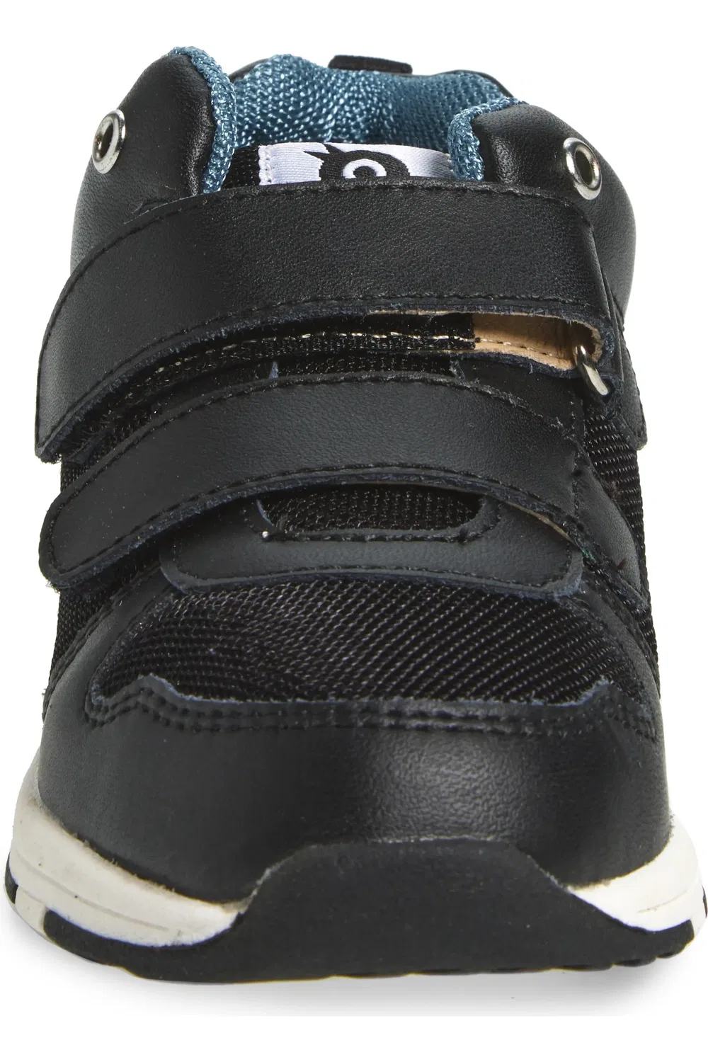 Детские кеды на липучках Cefalu OLD SOLES, Black/Black/Indigo — фото 4