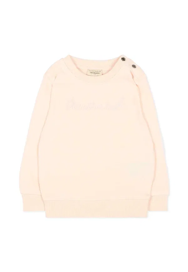 Толстовка с принтом Sweatshirt Tru Trussardi Junior, pink, розовый