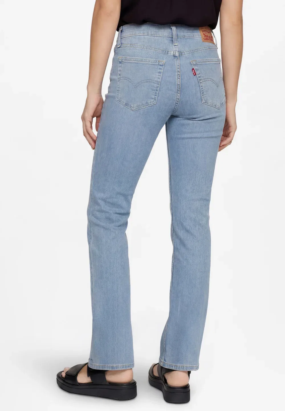 Удлиненные джинсы Wb-700 серии-725 - джинсы-клеш Levi'S, Light Stone — фото 2