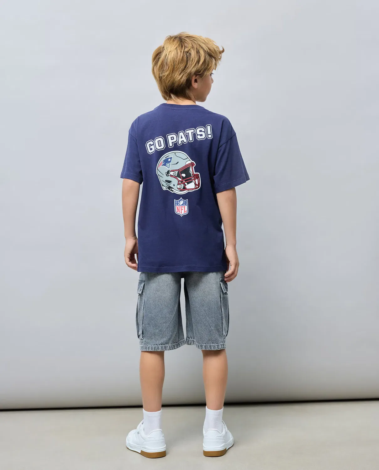 Детская футболка с принтом NFL PATRIOTS Kids El Corte Inglés, Azul Marino — фото 3