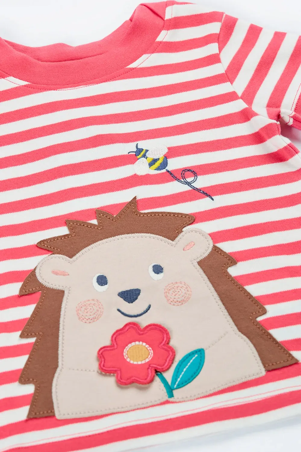 Детская футболка Easy on Frugi, Pink — фото 3