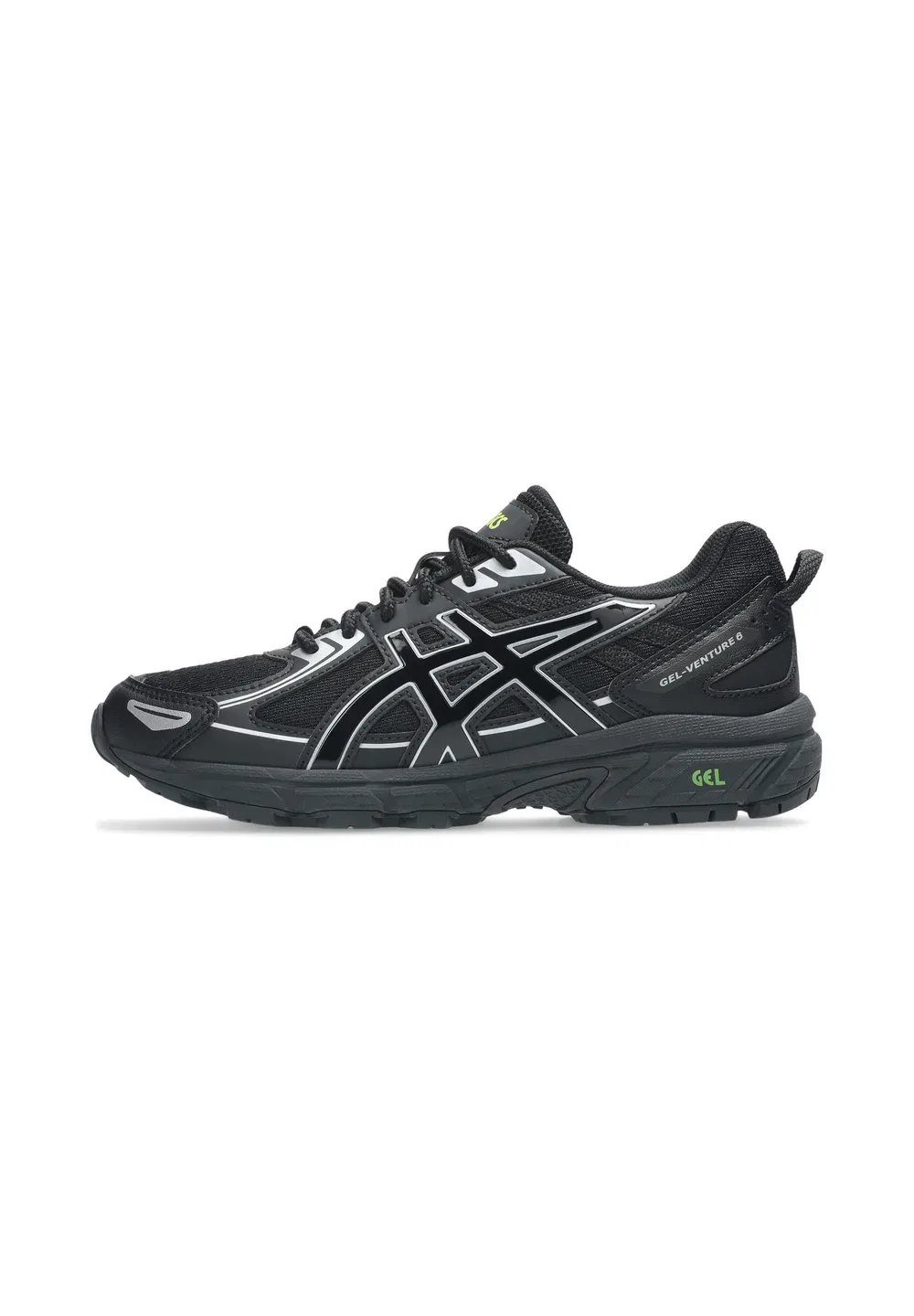 Кроссовки Gel-Venture 6 gs Asics Sportstyle, Black Lime Zest